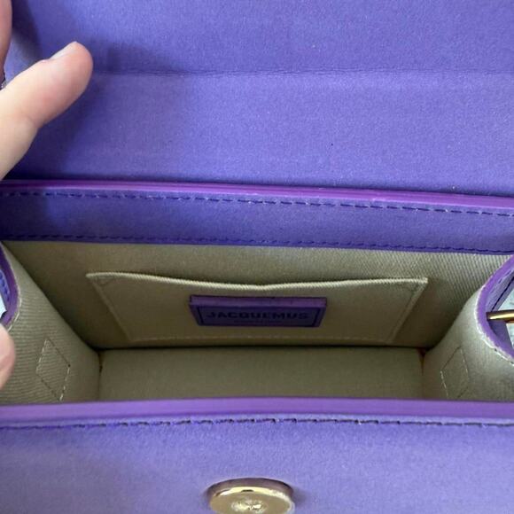 JACQUEMUS PURPLE LE CHIQUITO MOYEN BAG - Picture 3 of 8